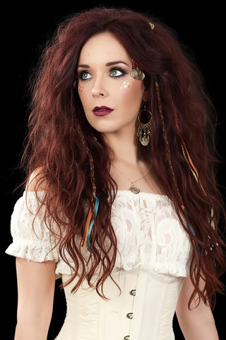 Burleska Gypsy Top Cream Lace | Angel Clothing