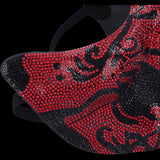 Jewelled Masquerade Mask Red | Angel Clothing