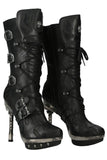 New Rock M-PUNK049-S1 Boots Black Flame (UK8/EU41)