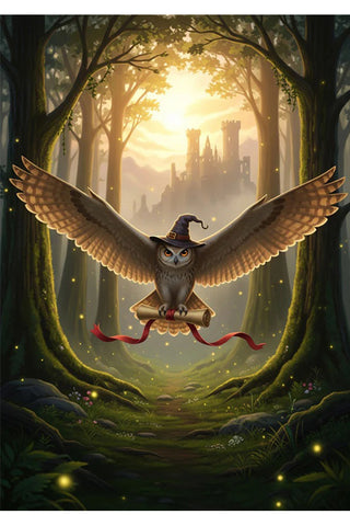 Oakhart Fantasy Owl Picture | Angel Clothing