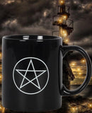 Pentagram Black Mug | Angel Clothing