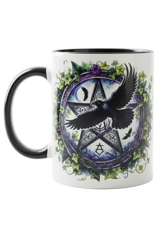 Raven Mug Art062 | Angel Clothing