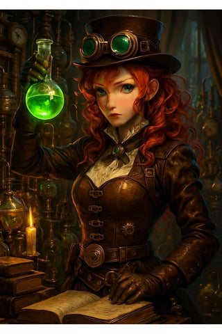 Oakhart Lady of the Flask Print Framed | Angel Clothing