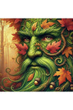 Oakhart Green Man of Autumn Print Framed | Angel Clothing