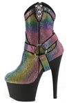 Pleaser ADORE-1029RS Rainbow Boots | Angel Clothing