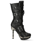 New Rock M-PUNK049-S1 Boots Black Flame (UK8/EU41)