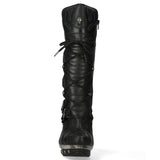 New Rock M-PUNK049-S1 Boots Black Flame (UK8/EU41)