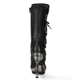 New Rock M-PUNK049-S1 Boots Black Flame (UK8/EU41)