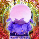 Purple Dragon with LED Glass Ball | Angel Clothing
