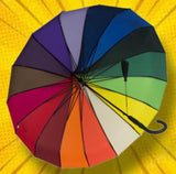 Rainbow Pagoda Umbrella / Parasol | Angel Clothing
