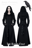 Poizen Raven Coat | Angel Clothing