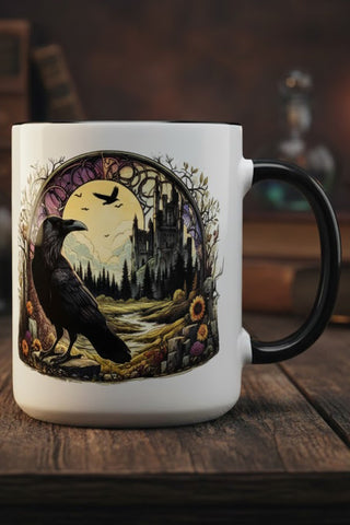 Raven Mug Art094 | Angel Clothing