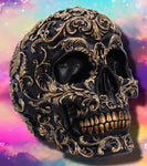 Renaissance Black and Gold Skull | Angel Clothing