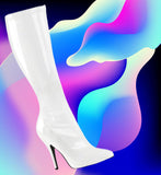 Pleaser SEDUCE-2000 Boots White | Angel Clothing
