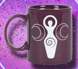 The Triple Goddess Mug Purple | Angel Clothing