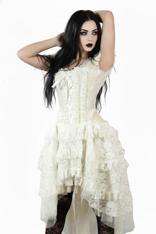 Burleska Ophelie Dress Cream | Angel Clothing
