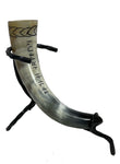 Viking Drinking Horn with Viking Longship and Runes Design (S) | Angel Clothing