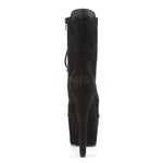 Pleaser ADORE-1020FS Boots Faux Suede Black | Angel Clothing