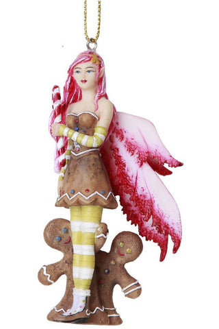 Amy Brown Gingerbread Fairy Ornament | Angel Clothing