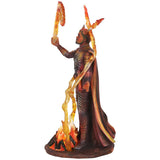 Anne Stokes Fire Elemental Wizard Figurine | Angel Clothing