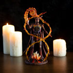 Anne Stokes Fire Elemental Wizard Figurine | Angel Clothing