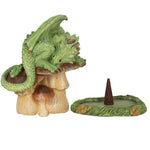 Anne Stokes Green Dragon Incense Cone Burner | Angel Clothing