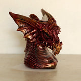 Dragons Head Backflow Incense Burner Red | Angel Clothing