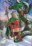 Gathering the Mistletoe Christmas Card | Angel Clothing