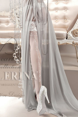 Ballerina Hold Up Bianco (White) 123 | Angel Clothing