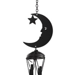 Black Crescent Moon Cutout Windchime | Angel Clothing