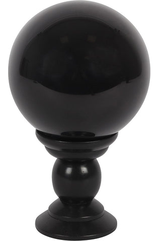 Black Crystal Ball on Stand Large | Angel Clothing