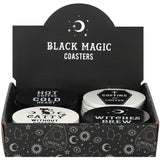 Black Magic Witchy Coasters | Angel Clothing