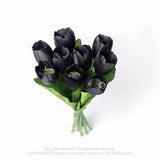 Alchemy Gothic Black Tulips Bunch | Angel Clothing