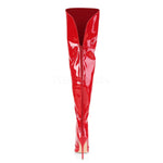 Pleaser COURTLY 3012 Boots Red | Angel Clothing
