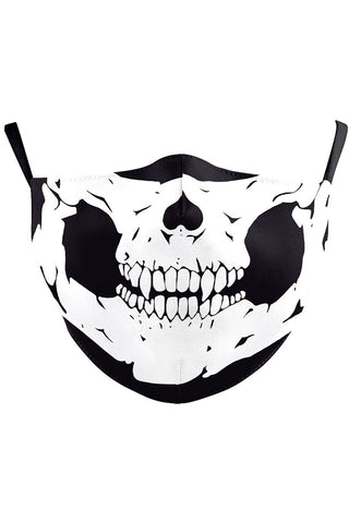 Classic Skull Reusable Face Mask | Angel Clothing