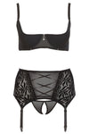 Cottelli Curves Black Lingerie Set (85F/L) | Angel Clothing