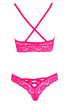 Cottelli Lingerie Pink Bra Set (S/M) | Angel Clothing