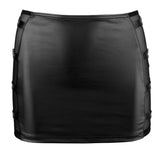 Cottelli Collection Mini Skirt with Buckles | Angel Clothing