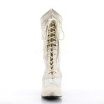 Funtasma Dame 115 Boots Ivory | Angel Clothing