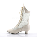 Funtasma Dame 115 Boots Ivory | Angel Clothing