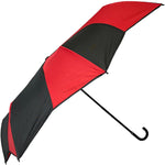 Red and Black Swirl Folding Umbrella | Angel Clothing