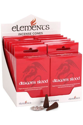 Elements Dragon's Blood Incense Cones | Angel Clothing