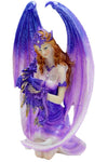 Fairy and Dragon Figurine Purple | Angel Clothing