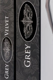 Grey Velvet Three-Part Corsage Set | Angel Clothing