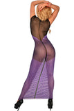 Guilty Pleasure Long Purple Datex Dress | Angel Clothing