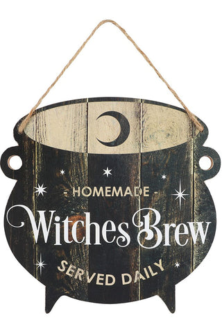 Witches Brew Cauldron Sign | Angel Clothing