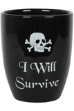 I Will Survive Gothic Plant Pot | Angel Clothing