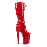 Pleaser INFINITY-2020 Boots Red | Angel Clothing