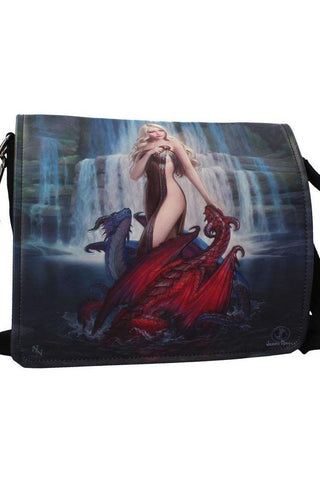 James Ryman Dragon Bathers Embossed Shoulder Bag | Angel Clothing