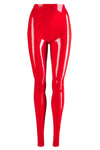 LATE-X Red Latex Leggings | Angel Clothing